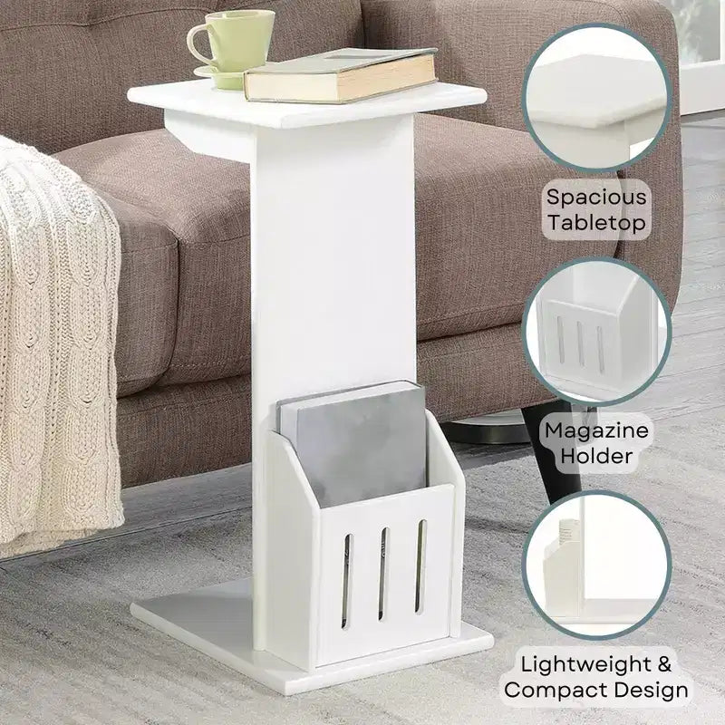 Table d'appoint d'extrémité Designs2Go Abby Magazine C - Breighton Home