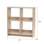 Étagère de rangement 4 cubes robuste IRIS