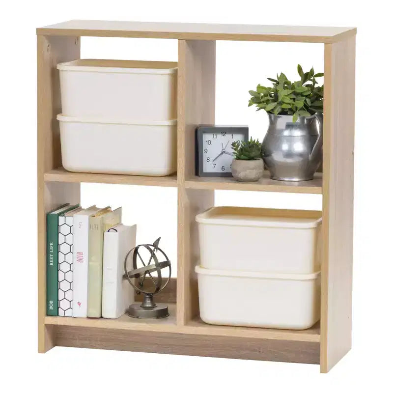 Étagère de rangement 4 cubes robuste IRIS