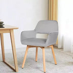 Costway Lot de 2 Fauteuils d'Appoint Modernes en Velours Fauteuils de Loisirs Club Invité Jaune/Bleu/Gris