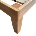 Cadre de lit King Size 14'' Costway avec support à lattes en bois pour matelas EspressoNaturel