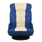 Costway 360-Degree Swivel Gaming Floor Chair with Foldable Adjustable Backrest