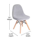 Merrick Lane Lot de 2 fauteuils d'appoint en fausse peau de mouton Lyon pour enfants, fauteuil d'appoint moderne pour chambre, entrée et salon