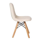 Merrick Lane Lot de 2 fauteuils d'appoint en fausse peau de mouton Lyon pour enfants, fauteuil d'appoint moderne pour chambre, entrée et salon