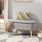 19 x 40 Contemporary Wood Storage Bench - Olivia & May