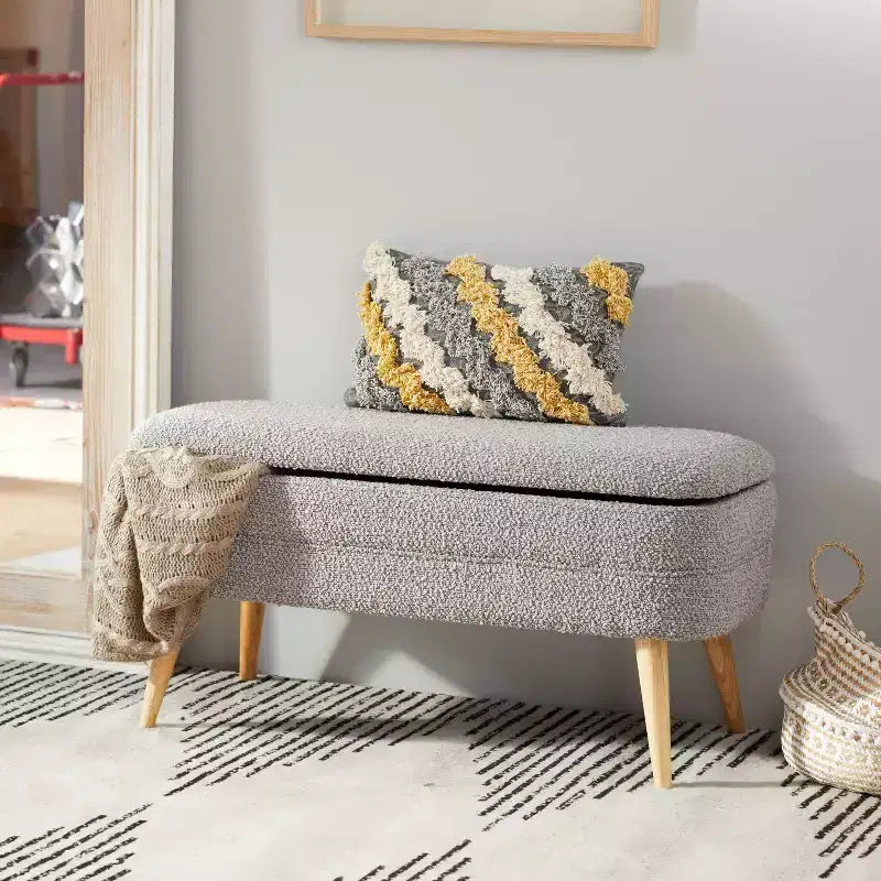 19 x 40 Contemporary Wood Storage Bench - Olivia & May
