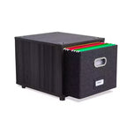 Meuble de rangement à roulettes BirdRock Home avec 1 tiroir latéral – Gris bois flotté