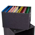Meuble de rangement à roulettes BirdRock Home avec 1 tiroir latéral – Gris bois flotté