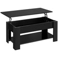 Yaheetech Lift Top Coffee Table with Hidden Compartment & Open Shelf For Living Room