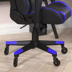 Flash Furniture X20 Gaming Chair Racing Office Computer PC Adjustable Chair with Reclining Back and Transparent Roller Wheels
