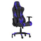 Flash Furniture X20 Gaming Chair Racing Office Computer PC Adjustable Chair with Reclining Back and Transparent Roller Wheels