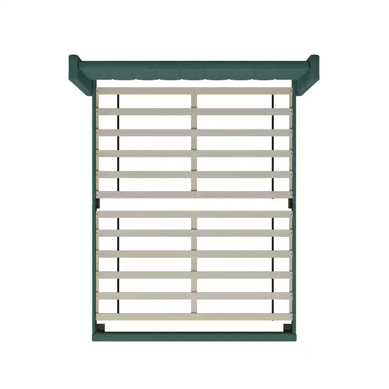Lit plateforme rembourré Emma et Oliver avec surpiqûres verticales capitonnées et cadre en bois composite - Aucun sommier tapissier requis