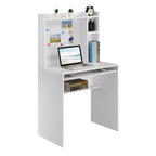 Bureau d'étudiant Designs2Go avec tableau d'affichage magnétique et étagères - Breighton Home