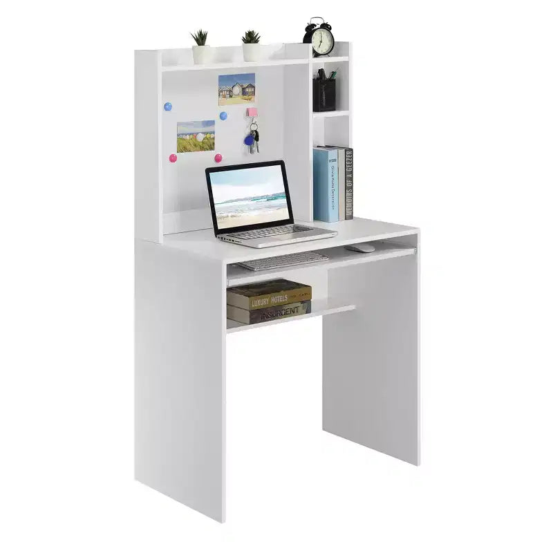 Bureau d'étudiant Designs2Go avec tableau d'affichage magnétique et étagères - Breighton Home