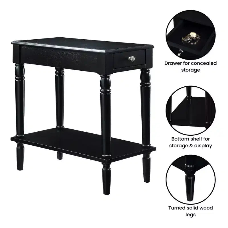 Table de chevet rustique, sans outils – Breighton Home