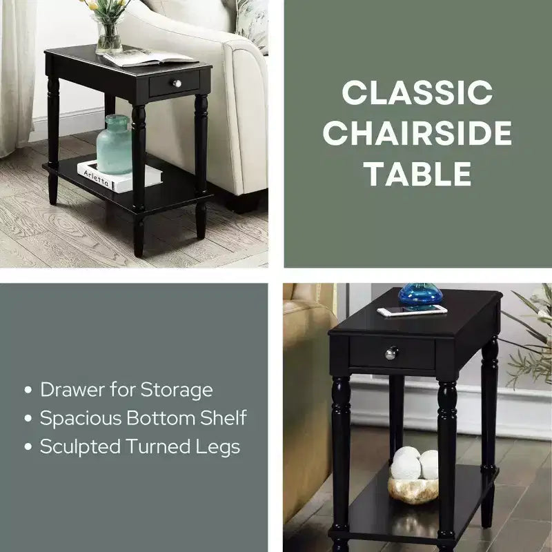 Table de chevet rustique, sans outils – Breighton Home