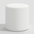 Pouf rond Thalia en lin texturé - Threshold