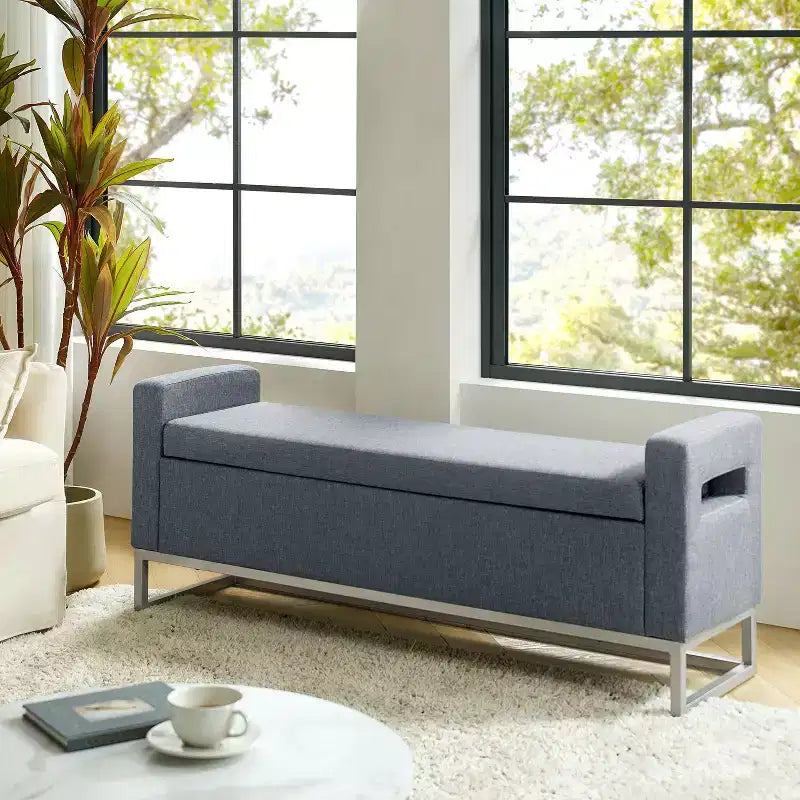 Banc de rangement large Jorge 59.1 | ART OF LIVING DESIGNS