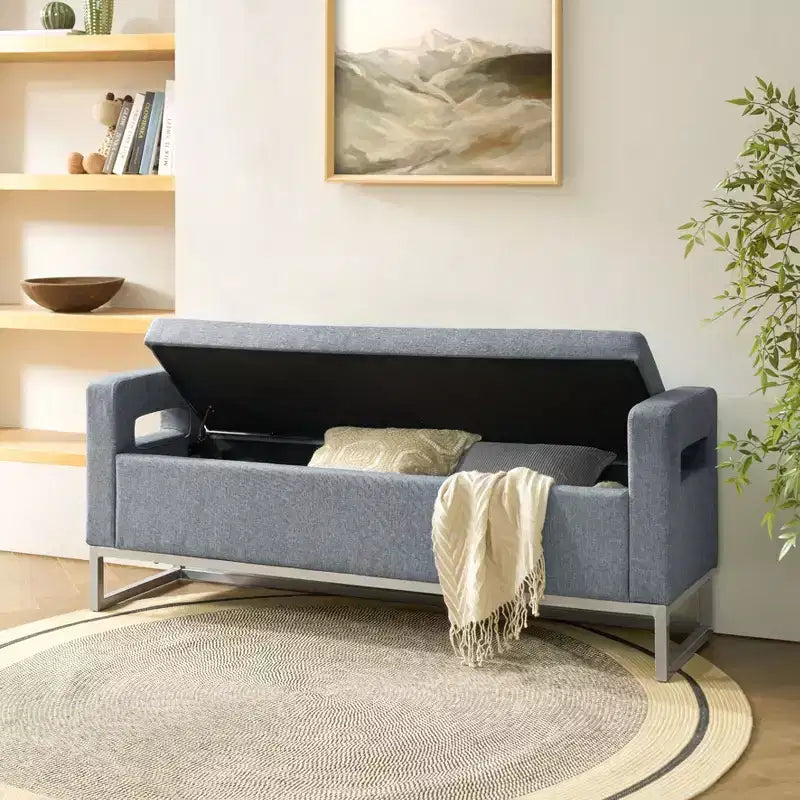 Banc de rangement large Jorge 59.1 | ART OF LIVING DESIGNS