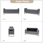 Banc de rangement large Jorge 59.1 | ART OF LIVING DESIGNS