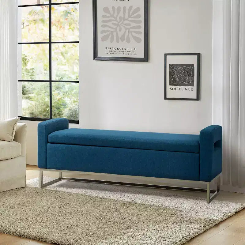 Banc de rangement large Jorge 59.1 | ART OF LIVING DESIGNS