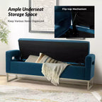 Banc de rangement large Jorge 59.1 | ART OF LIVING DESIGNS