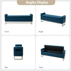 Banc de rangement large Jorge 59.1 | ART OF LIVING DESIGNS