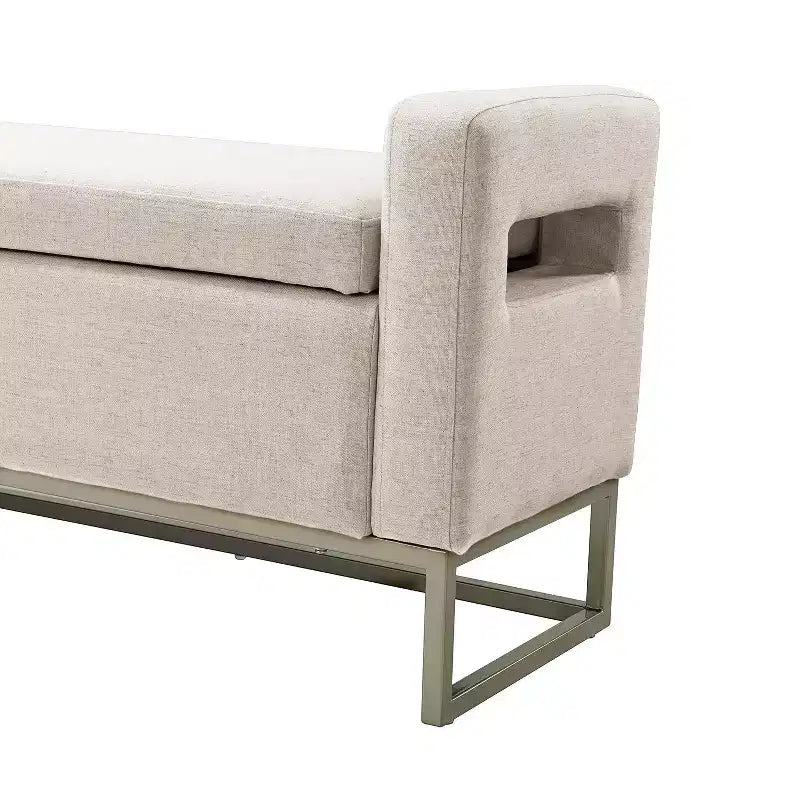 Banc de rangement large Jorge 59.1 | ART OF LIVING DESIGNS