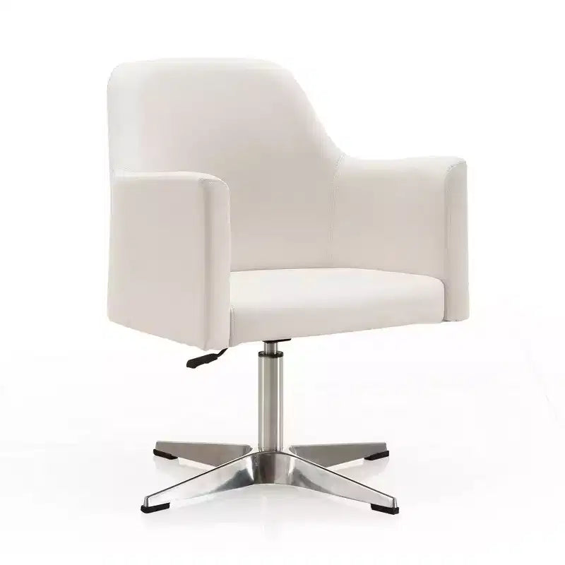 Lot de 2 chaises pivotantes réglables en hauteur en similicuir Pelo - Manhattan Comfort