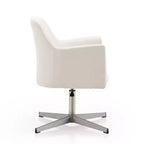 Lot de 2 chaises pivotantes réglables en hauteur en similicuir Pelo - Manhattan Comfort