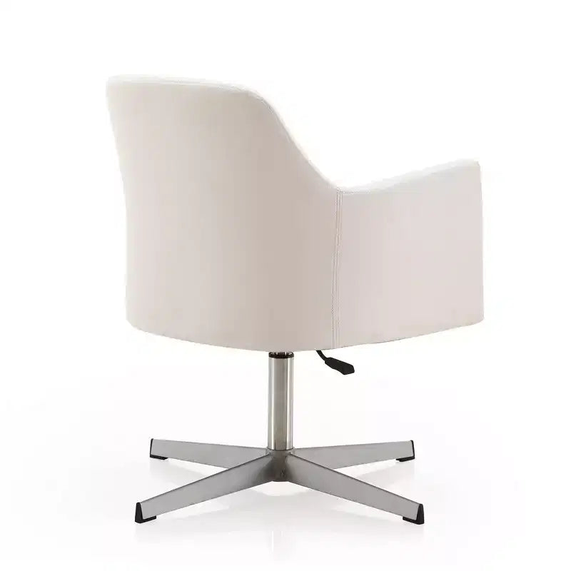 Lot de 2 chaises pivotantes réglables en hauteur en similicuir Pelo - Manhattan Comfort