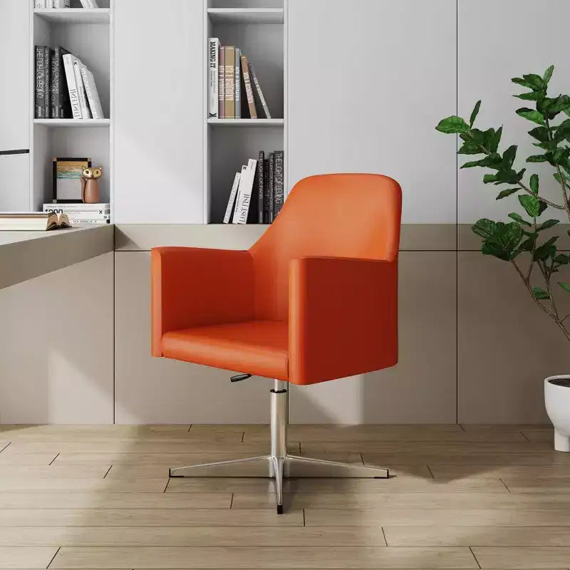 Lot de 2 chaises pivotantes réglables en hauteur en similicuir Pelo - Manhattan Comfort