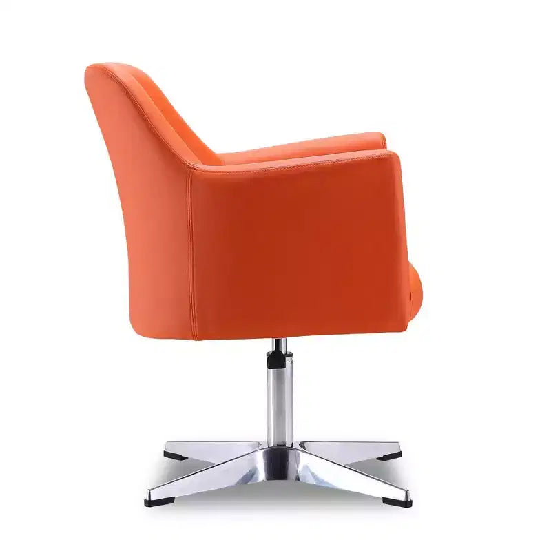 Lot de 2 chaises pivotantes réglables en hauteur en similicuir Pelo - Manhattan Comfort
