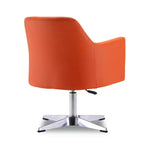 Lot de 2 chaises pivotantes réglables en hauteur en similicuir Pelo - Manhattan Comfort