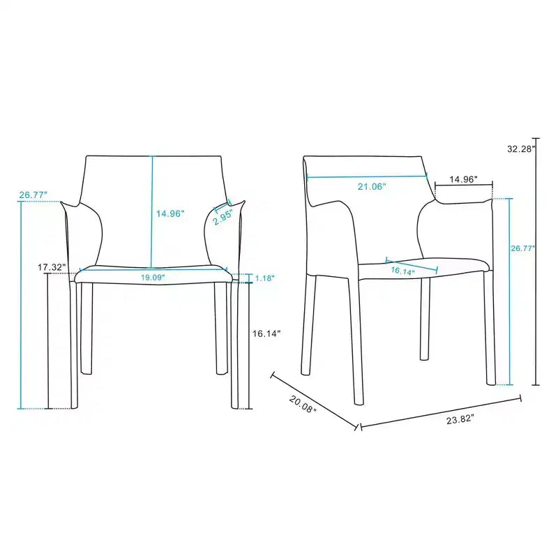 Fauteuil en cuir Paris Saddle – Manhattan Comfort