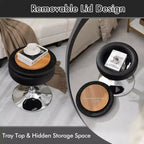 Costway Set of 4 AdjustableVanity Stool 360 Swivel Storage Makeup Chair with Tray White/Black/Pink