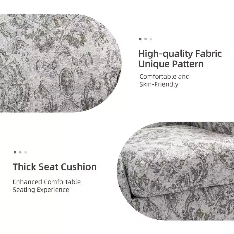 Lot de 2 fauteuils confortables Giampiero pour salon avec garnitures cloutées | ART OF LIVING DESIGNS
