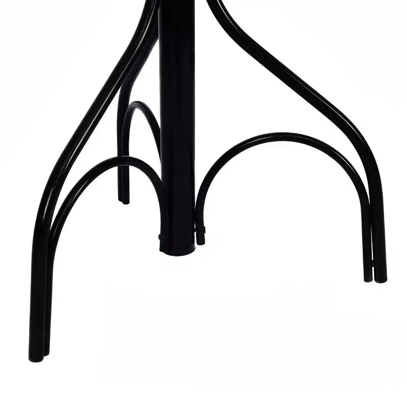 Costway Portemanteau en métal avec crochets, support pour vêtements et porte-parapluie