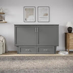 Chelsea Queen Murphy Bed Chest with Mattress