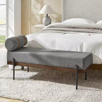 Banc d'entrée Higinio avec coussin amovible | ART OF LIVING DESIGNS
