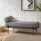 Banc d'entrée Higinio avec coussin amovible | ART OF LIVING DESIGNS