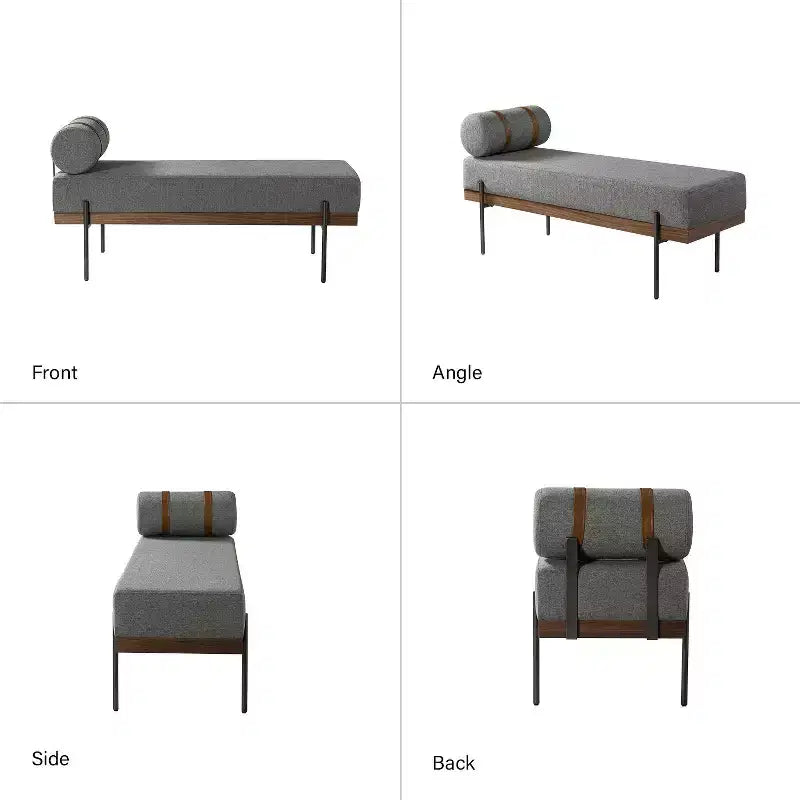 Banc d'entrée Higinio avec coussin amovible | ART OF LIVING DESIGNS