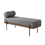 Banc d'entrée Higinio avec coussin amovible | ART OF LIVING DESIGNS