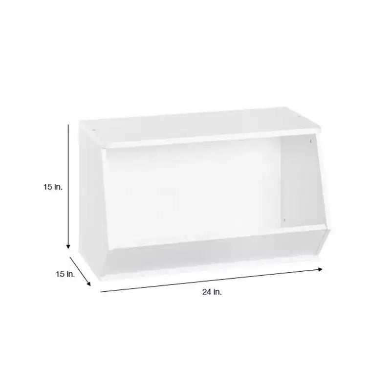 ClosetMaid KidSpace Angled Toy Organizer, White - ClosetMaid