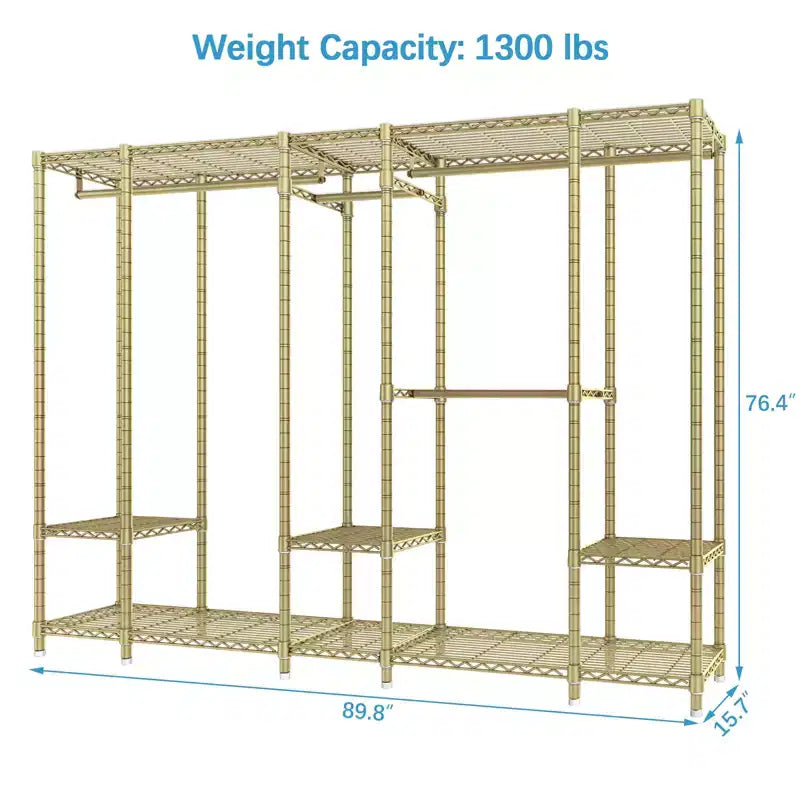 Armoire de rangement portable VIPEK V50 très grande, penderie de rangement robuste, charge maximale de 590 kg