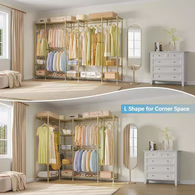 Armoire de rangement portable VIPEK V50 très grande, penderie de rangement robuste, charge maximale de 590 kg
