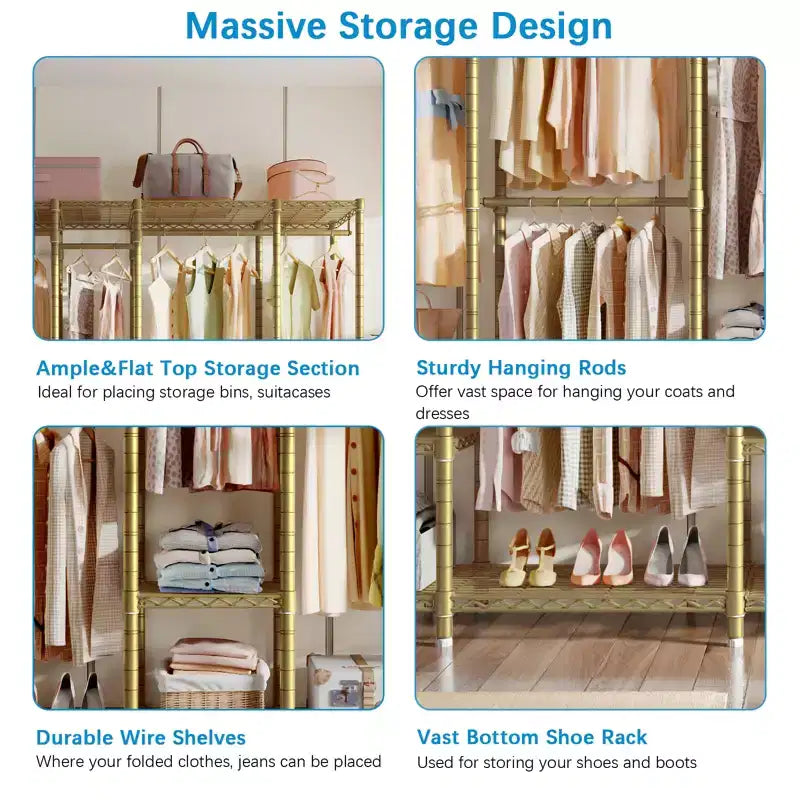 Armoire de rangement portable VIPEK V50 très grande, penderie de rangement robuste, charge maximale de 590 kg