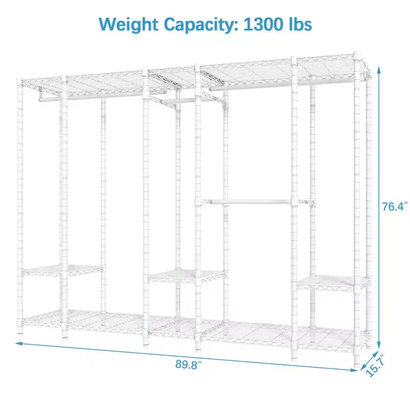 Armoire de rangement portable VIPEK V50 très grande, penderie de rangement robuste, charge maximale de 590 kg