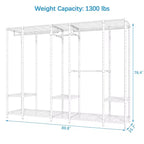 Armoire de rangement portable VIPEK V50 très grande, penderie de rangement robuste, charge maximale de 590 kg