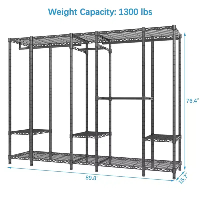 Armoire de rangement portable VIPEK V50 très grande, penderie de rangement robuste, charge maximale de 590 kg